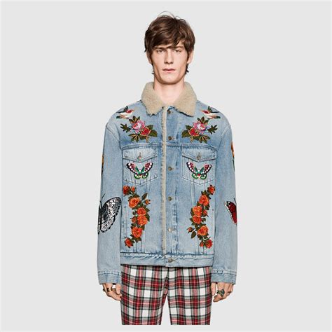 gucci denim jacket men's.